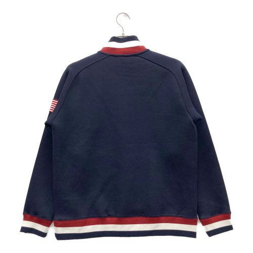 Champion (チャンピオン) ラップエアージャケット メンズ SIZE XL ネイビー×レッド C3-SG602