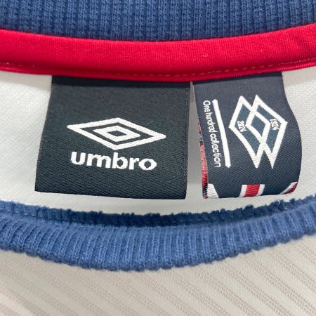 UMBRO (アンブロ) ゲームシャツ メンズ SIZE M-L ホワイト 100周年記念