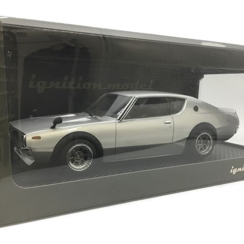 ignition model (イグニッションモデル) ダイキャストカー 窓ハズレ・補修跡有 1/18 Nissan Skyline 2000 GT-R KPGC110 (日産 スカイライン 2000 GT-R KPGC110) シルバー