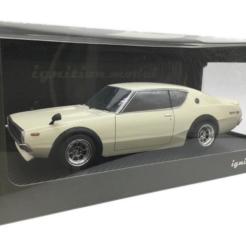 ignition model (イグニッションモデル) ダイキャストカー 窓浮き有 1/18 Nissan Skyline 2000 GT-R KPGC110 (日産 スカイライン 2000 GT-R KPGC110) ホワイト 0033