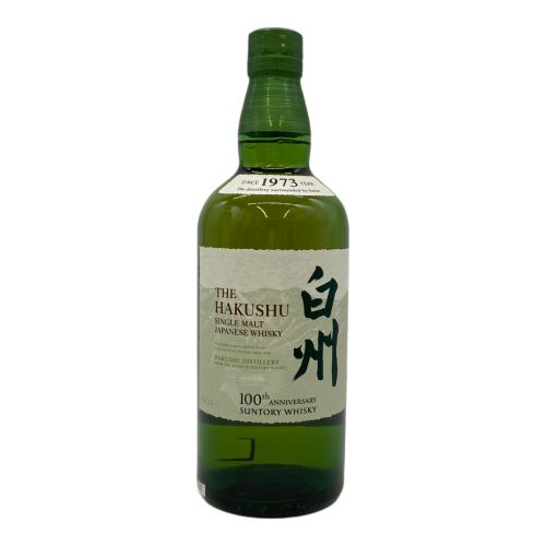 サントリー ジャパニーズウィスキー 700ml 白州 100周年記念蒸溜所ラベル 未開封