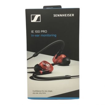 SENNHEISER (ゼンハイザー) IE 100 PRO Red イヤホン 動作確認済み