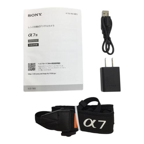 SONY (ソニー) α7Ⅲ レンズキット SEL2870付 ILCE-7M3K 専用電池 -