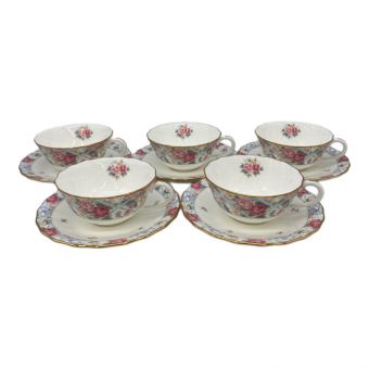 Noritake (ノリタケ) カップ&ソーサー ウェディングモール 5Pセット
