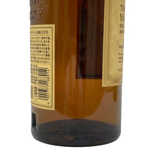 サントリー ジャパニーズウィスキー 700ml 山崎 12年 未開封