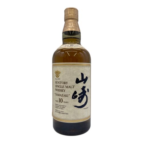 サントリー ジャパニーズウィスキー 700ml 山崎 10年 金花ラベル 未開封