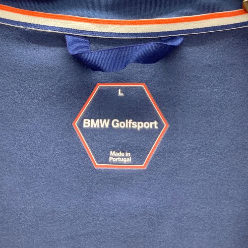 BMW Golfsport ジャージトップ メンズ SIZE L ネイビー×オレンジ