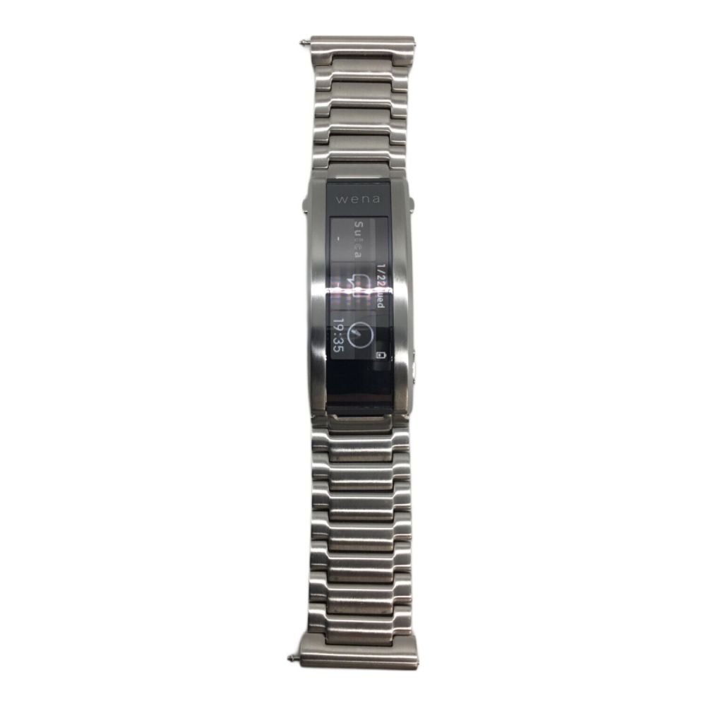 Sony wena 3 WNW-21A と WNW-HT21　中古品 SONY (ソニー) wena3 メタルバンド WNW-B21A/S 動作確認済み