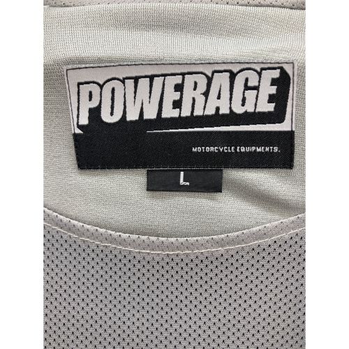 POWERAGE (パワーエイジ) イージーライドパーカー メンズ SIZE L グレー