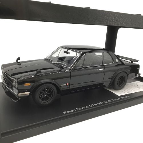 AUTOart (オートアート) ダイキャストカー 1/18 Nissan Skyline GT-R KPGC110 (日産 スカイライン GT-R KPGC10) チューンド・バージョン ブラック 77443