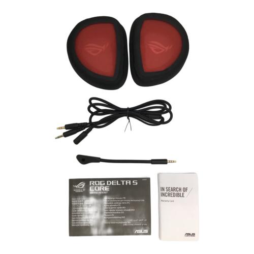 ASUS (エイスース) ヘッドホン ROG DELTA S CORE 動作確認済み