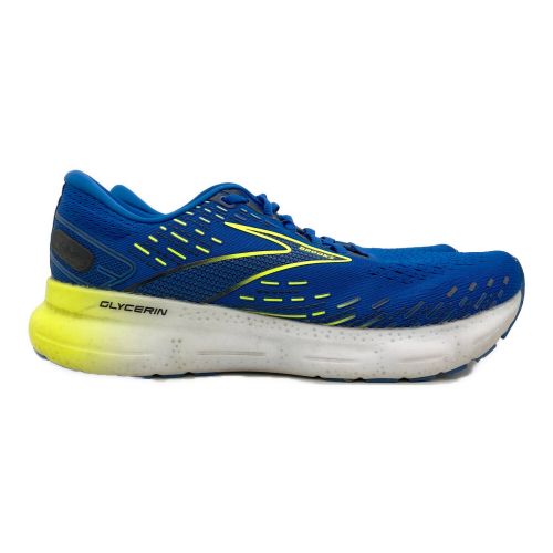 BROOKS (ブルックス) ランニングシューズ メンズ SIZE 25.5cm ブルー×イエロー 1103821D482