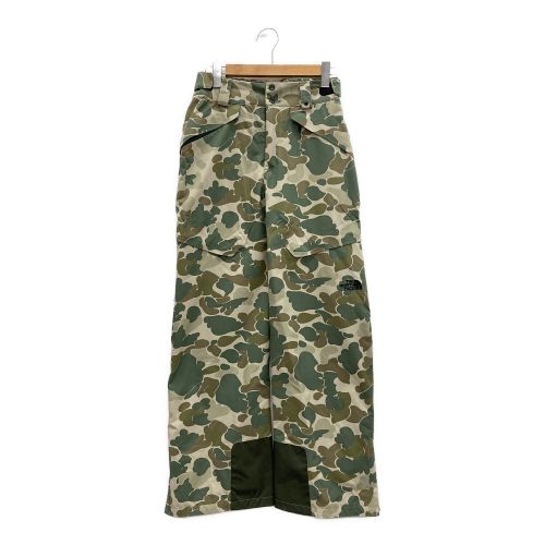 THE NORTH FACE (ザ ノース フェイス) スノーボードウェア(パンツ) メンズ SIZE S グリーン カモフラージュ柄 NS61312