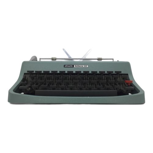 Olivetti (オリベッティ) タイプライター ※インテリアとして lettera32 動作未確認