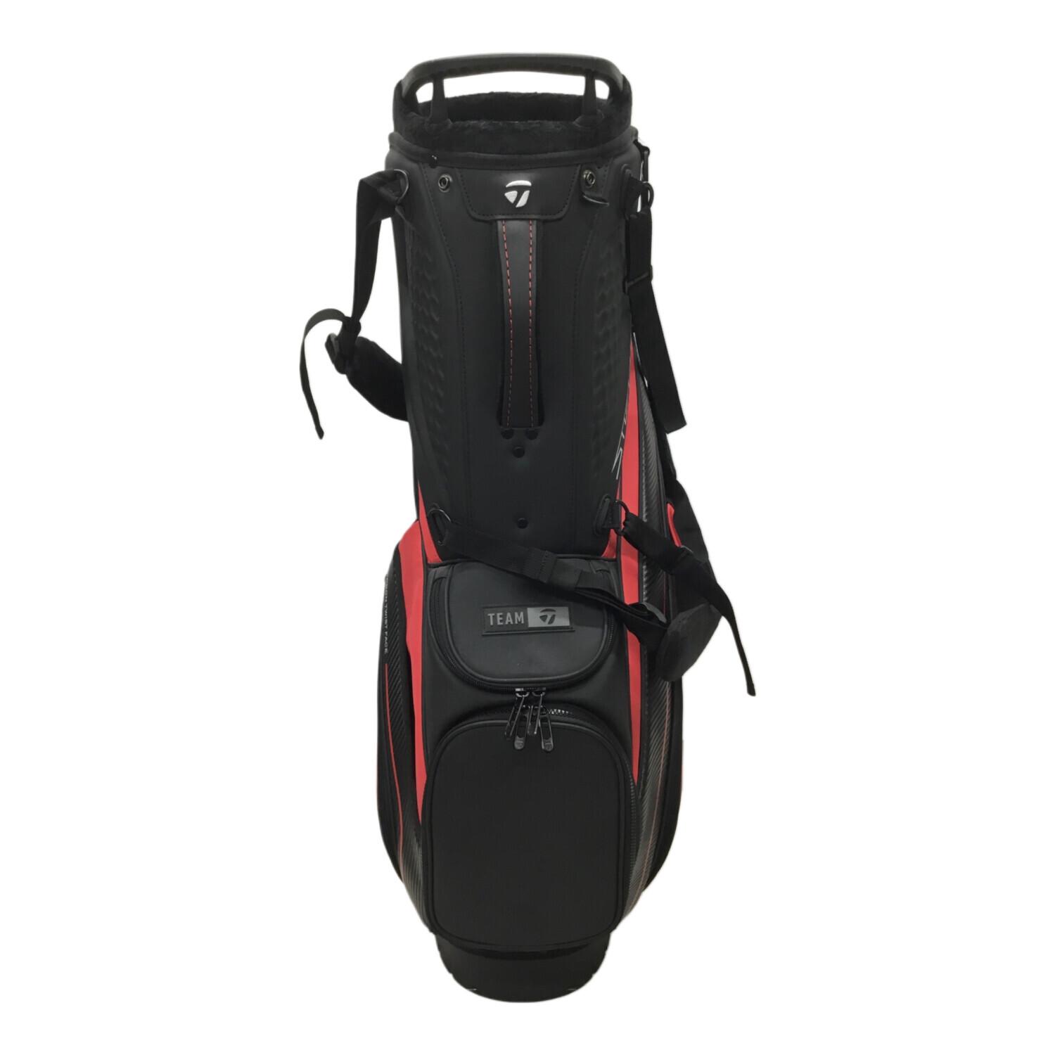 TaylorMade (テイラーメイド) キャディバッグ レッド×ブラック TD303