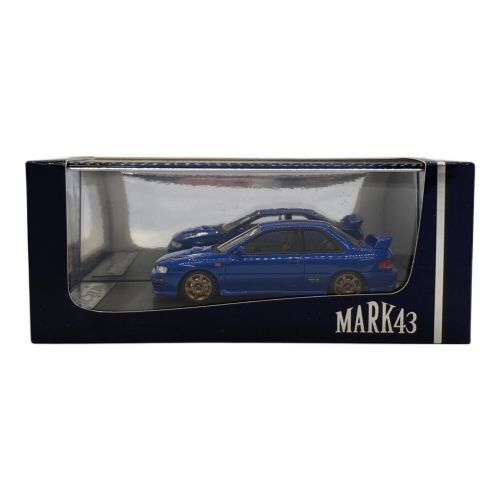 MARK43 モデルカー 1/43 スバル インプレッサ WRX タイプR Sti Ver. 1997 GC8 スポーツホイール ソニックブルーマイカ