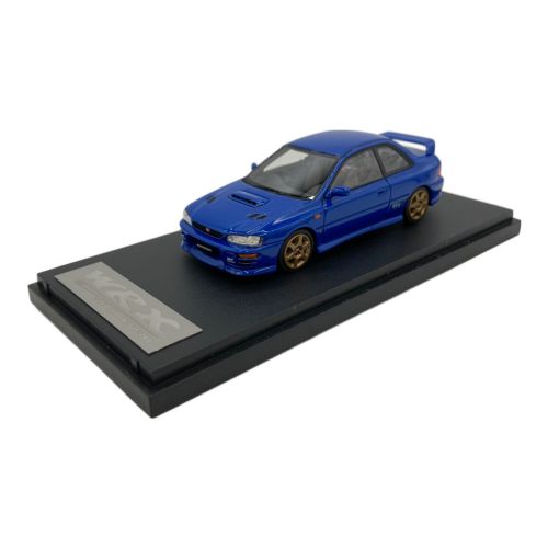 MARK43 モデルカー 1/43 スバル インプレッサ WRX タイプR Sti Ver. 1997 GC8 スポーツホイール ソニックブルーマイカ