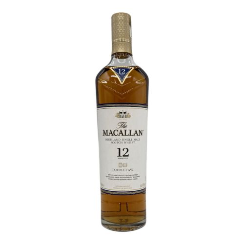 MACALLAN (マッカラン) スコッチウィスキー 700ml ダブルカスク 12年 未開封
