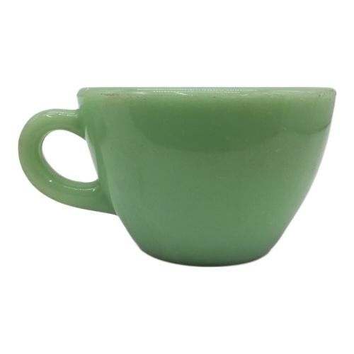 Fire King (ファイヤーキング) カップ&ソーサー キズ・ヨゴレ有 ジェダイ・エキストラヘビー