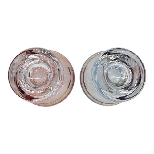 LASKA BOHEMIA GLASS ペアグラス 27480/40159/60 サケグラス 2Pセット