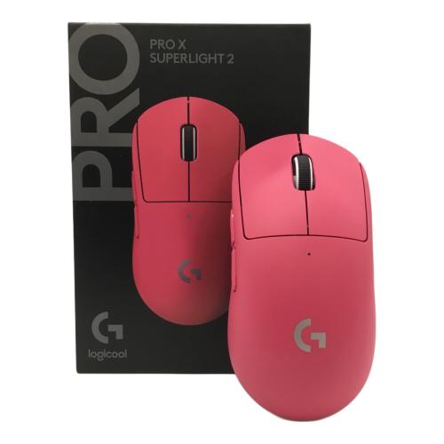 LOGICOOL (ロジクール) PRO X SUPERLIGHT 2 ピンク G-PPD-004WL-MG ゲーミングマウス 動作確認済み
