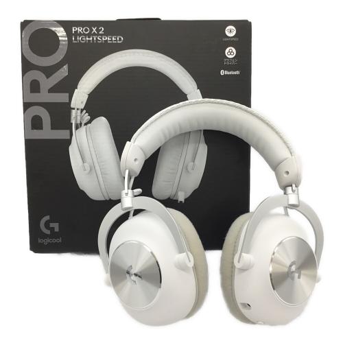 LOGICOOL (ロジクール) PRO X 2 LIGHTSPEED G-PHS-005WLWH ヘッドセット 動作確認済み