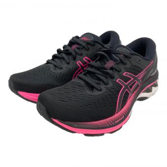 asics (アシックス) ランニングシューズ レディース SIZE 24cm ブラック×ピンク GEL-KAYANO27 1012A649-003