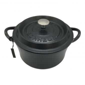 BONNE BONHEUR 両手鍋 SIZE 22cm ブラック