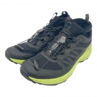 SALOMON (サロモン) トレイルランニングシューズ メンズ SIZE 68.5cm (W27) ブラック×グリーン XA ENDURO
