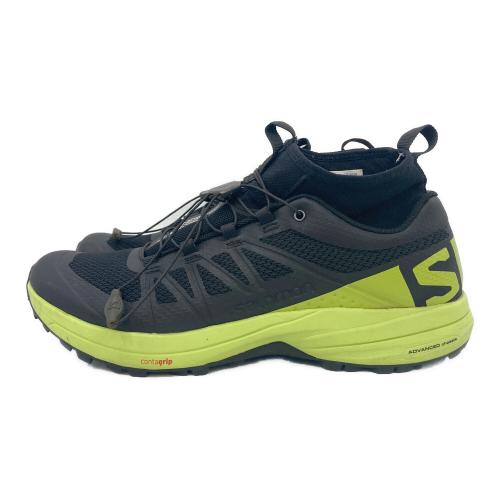 SALOMON (サロモン) トレイルランニングシューズ メンズ SIZE 68.5cm (W27) ブラック×グリーン XA ENDURO