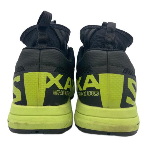 SALOMON (サロモン) トレイルランニングシューズ メンズ SIZE 68.5cm (W27) ブラック×グリーン XA ENDURO
