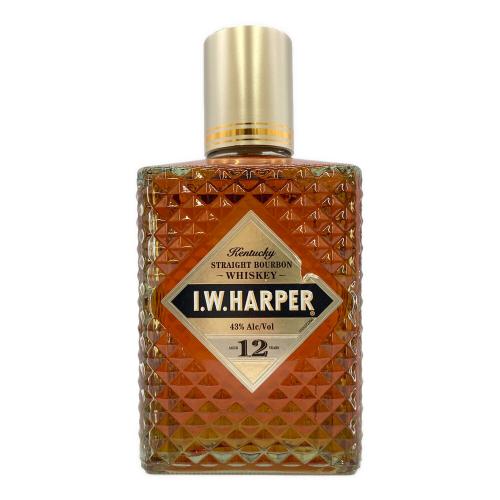 I.W.ハーパー (アイダブルハーパー) バーボン 750ml 12年 未開封