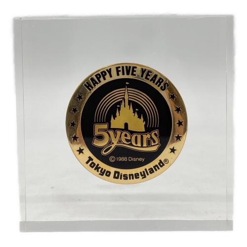 東京ディズニーランド 5周年記念 ペーパーウェイト ディズニーグッズ