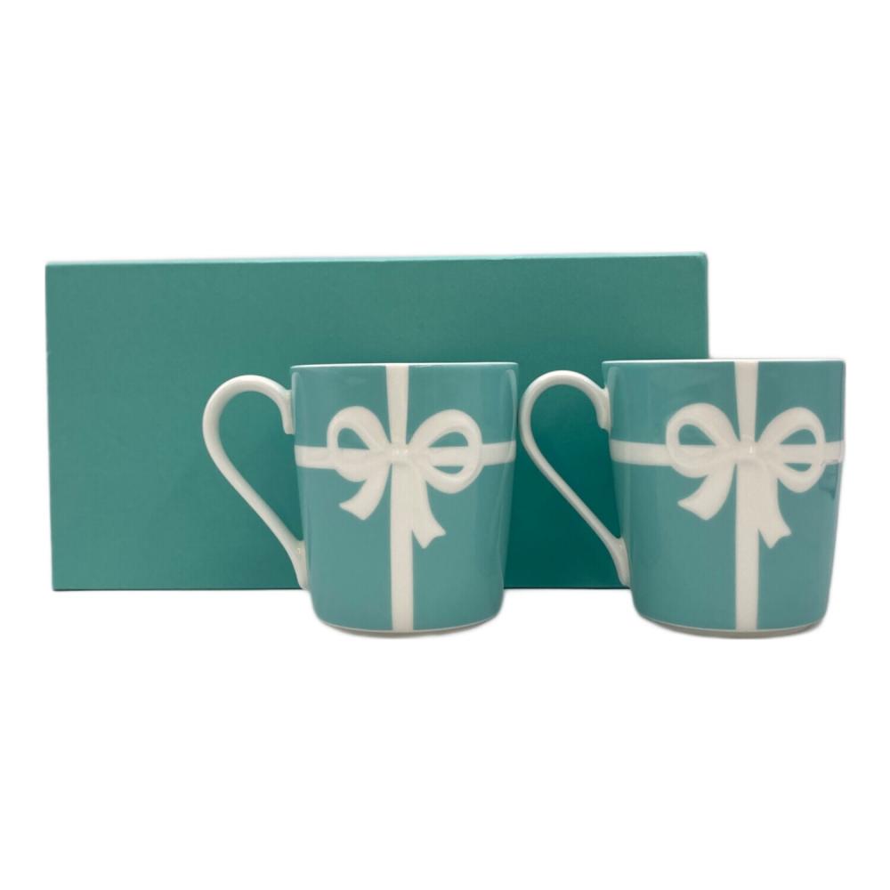 TIFFANY & Co. (ティファニー) マグカップ ブルーリボン ペアセット 