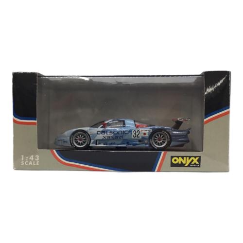 Onyx MODELS ダイキャストカー ケースキズ有 NISSAN R390 GT1 CALSONIC 1998 LE MANS COLLECTION
