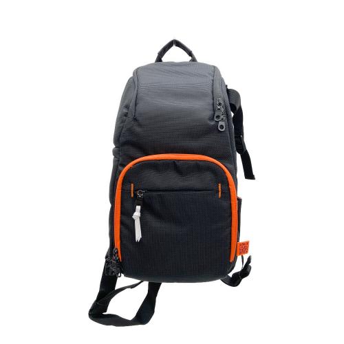 SANWA SUPPLY (サンワサプライ) 一眼レフカメラバッグ メンズ ブラック×オレンジ 200-DGBG007BK