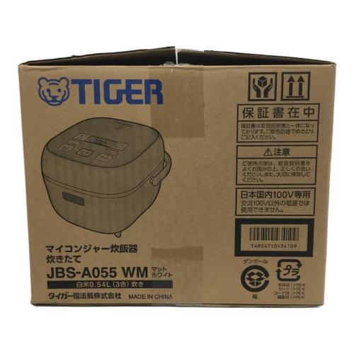 Tiger (タイガー) マイコン炊飯ジャー JBS-A055 2024年製 3合(0.54L) 程度S(未使用品)