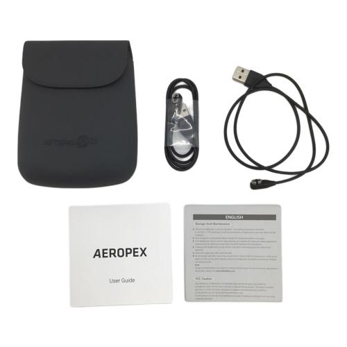 AfterShokz (アフターショックス) ワイヤレス骨伝導イヤホン Aeropex コズミックブラック AFT-EP-000011