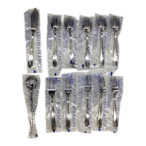 LUCKYWOOD (ラッキーウッド) カトラリーセット フォーク5P・スプーン5P・バターナイフ・スープスプーン