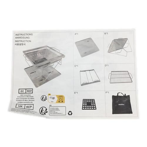 unho 焚火台 グリル付き 未使用品