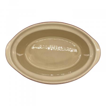 BECK (ベック) オーバル型 陶器 レッド アルザス陶器 未使用品