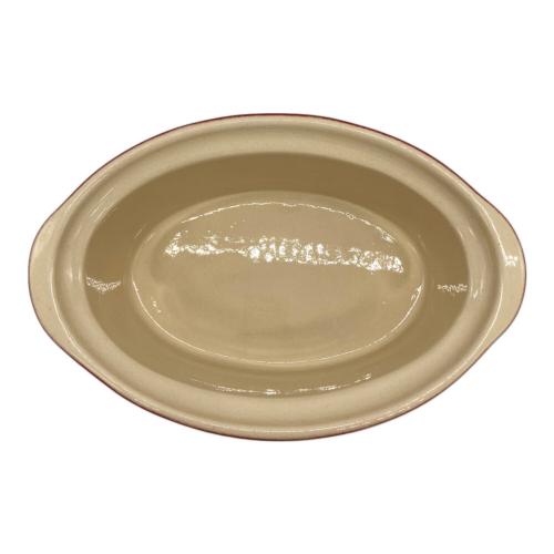 BECK (ベック) オーバル型 陶器 レッド アルザス陶器 未使用品