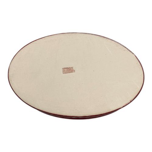 BECK (ベック) オーバル型 陶器 レッド アルザス陶器 未使用品