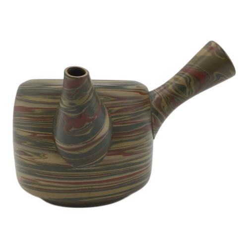 常滑焼 (トコナメヤキ) 急須 小西友仙　練り込み