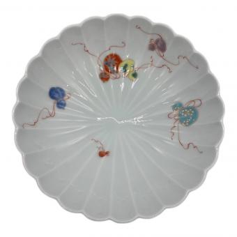 深川製磁 (フカガワセイジ) 鉢 花ひょうたん