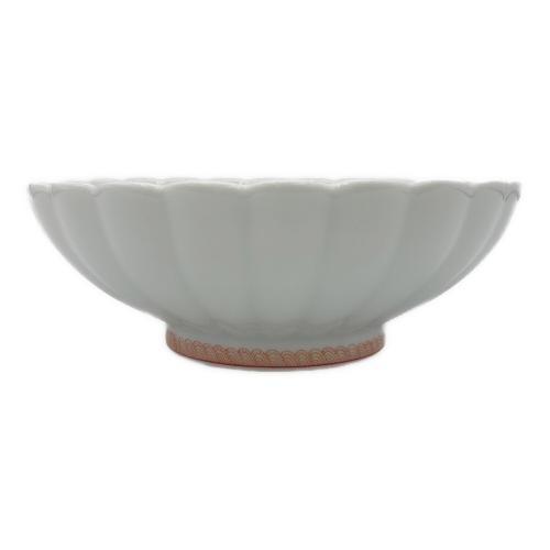 深川製磁 (フカガワセイジ) 鉢 花ひょうたん