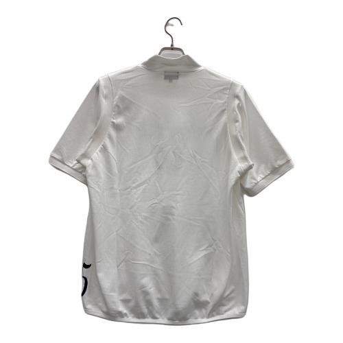 PEARLY GATES (パーリーゲイツ) ゴルフウェア(トップス) メンズ SIZE 5 ホワイト×ブラック