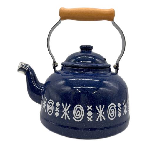 富士ホーロー (フジホーロ) ホーロー製ケトル ブルー