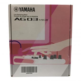 YAMAHA (ヤマハ) ライブストリーミングミキサー AG03 MK2 通電確認のみ