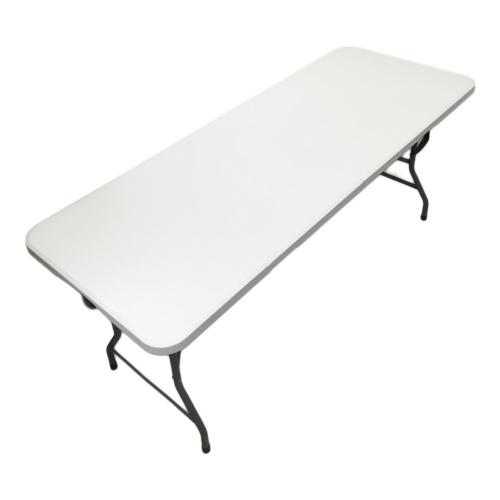 テーブル 約180×70×74cm ホワイト 折りたたみ